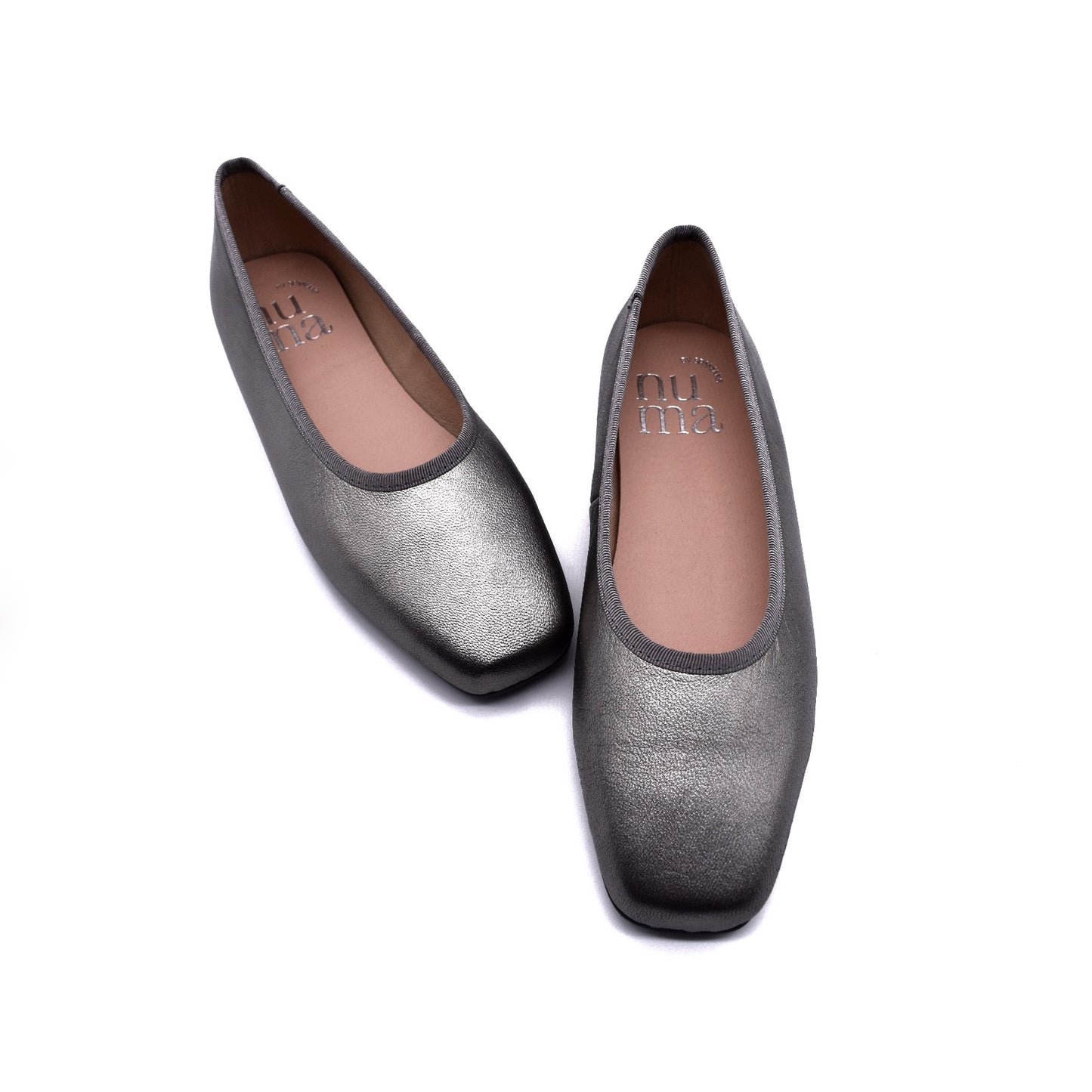 Grey Ballet Flats