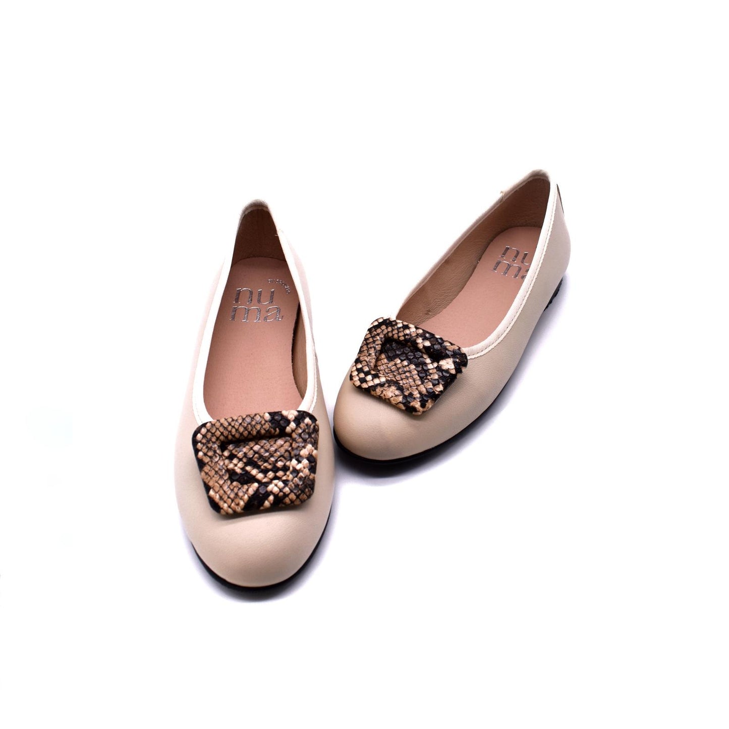 Beige Ballet Flats