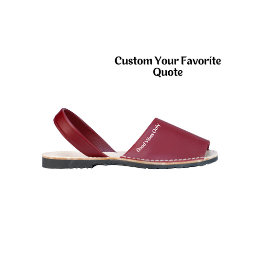 CUSTOM QUOTES ON NUMAS AVARCAS BURGUNDY