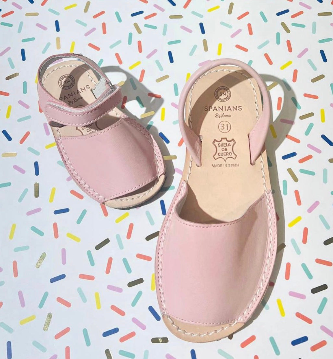 Rose Baby Leather Velcro Strap Kids