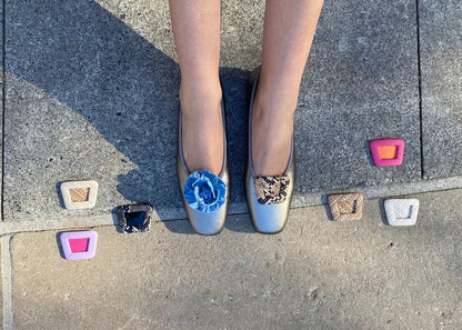 Grey Ballet Flats