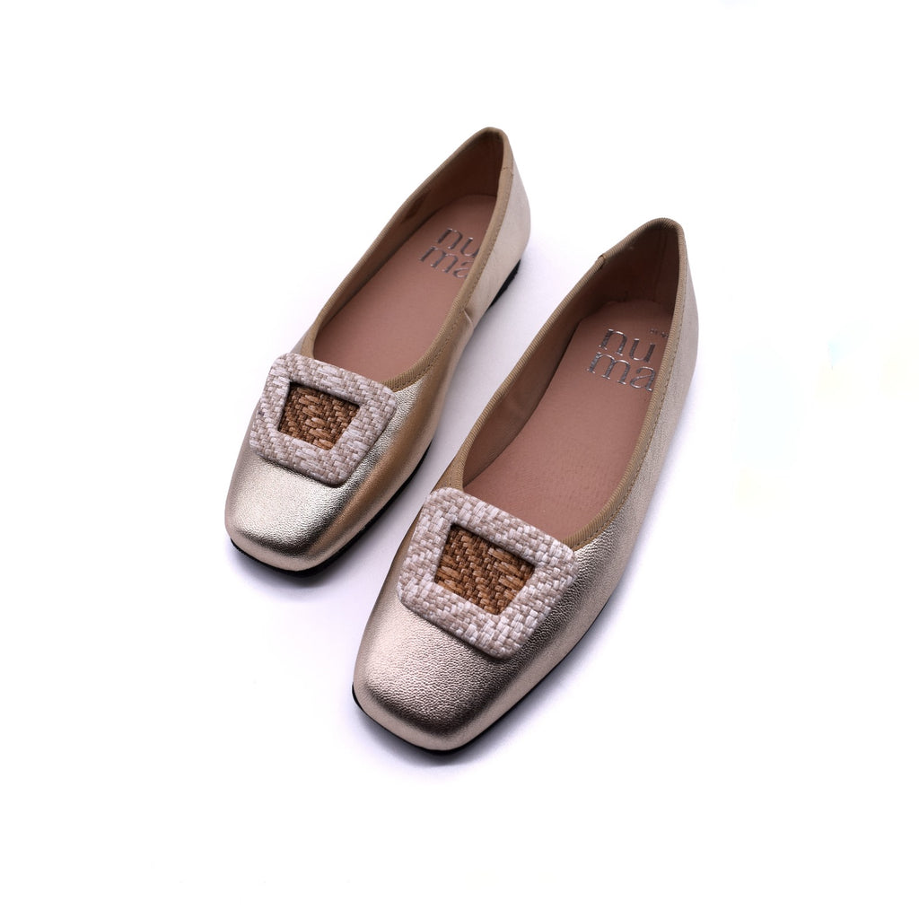Champagne Ballet Flats