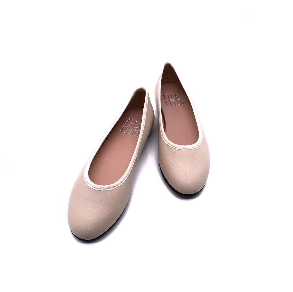 Beige Ballet Flats