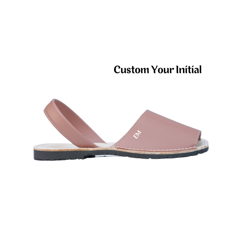 Custom Initials On Numas Avarcas Nude