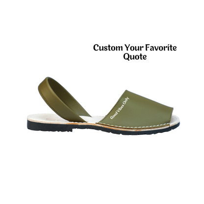 Custom Quotes On Numas Avarcas Olive