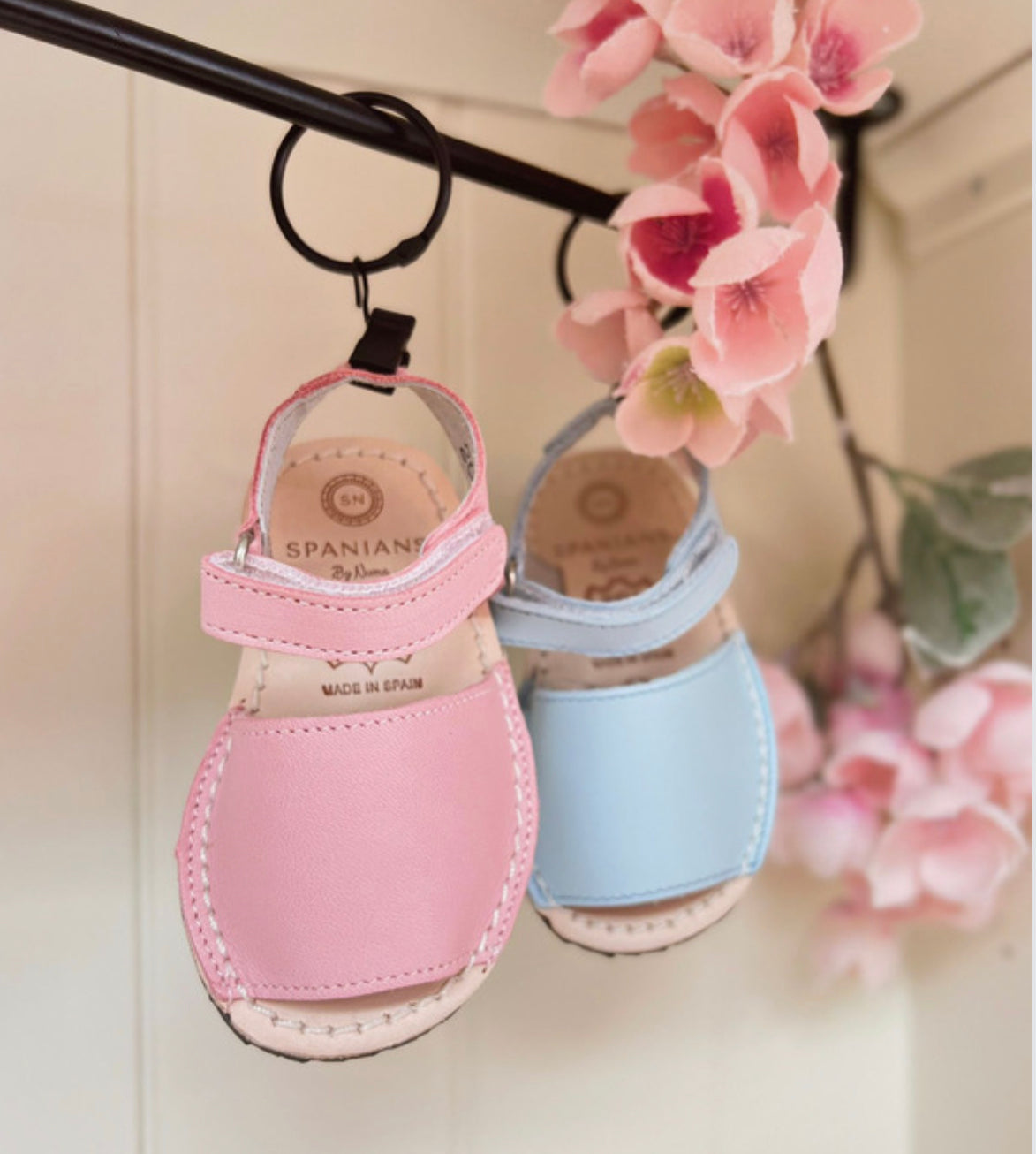 Rose Baby Leather Velcro Strap Kids