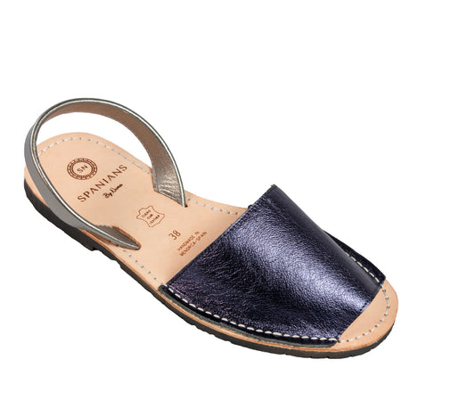 Metallic Blue Women Narrow OUTLET