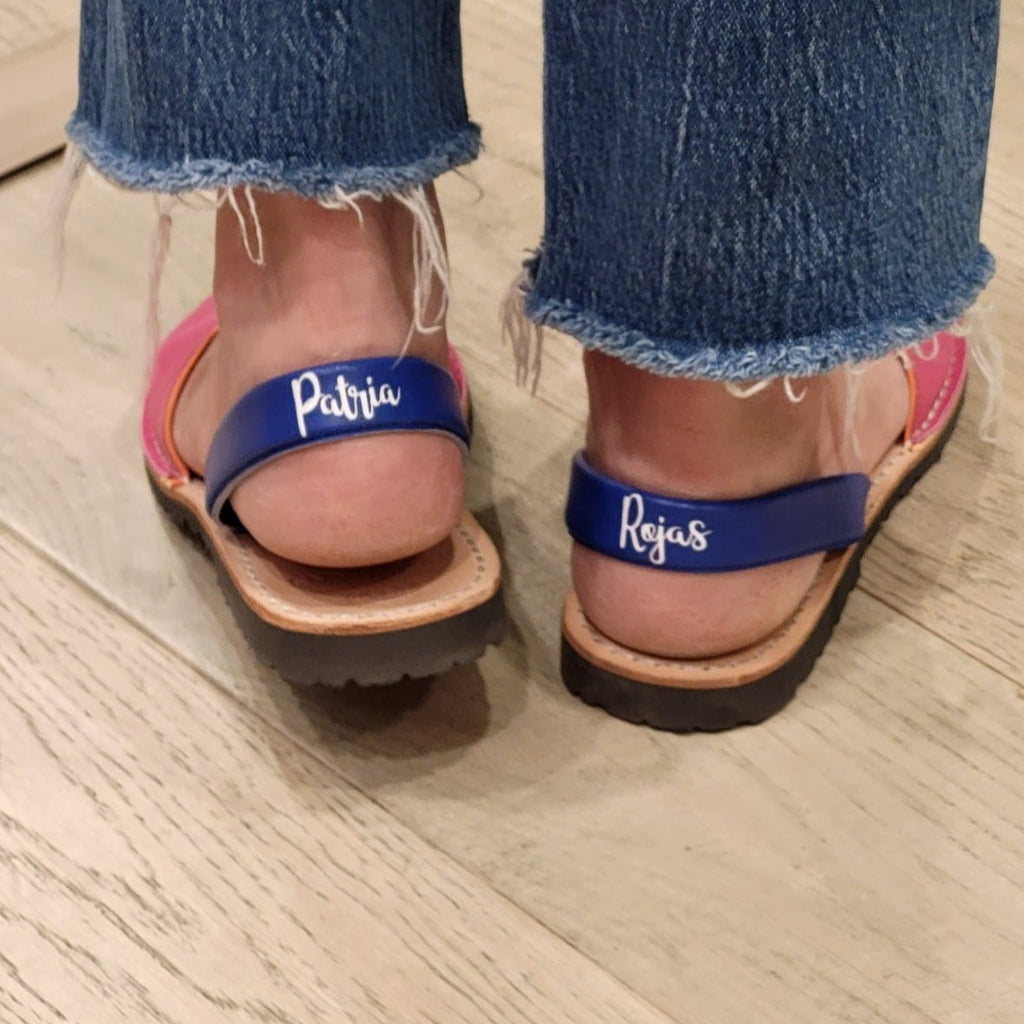 Custom Name On Numas Avarcas Black