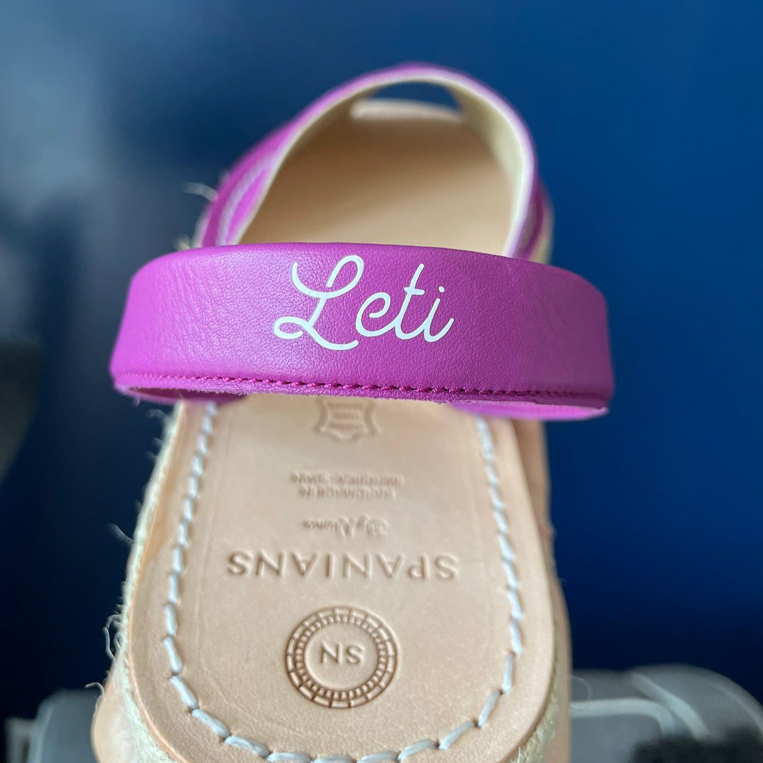 Custom Name On Numas Avarcas Black