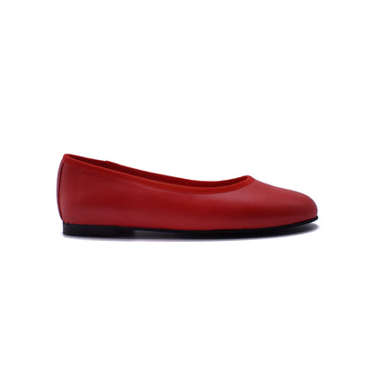 Red Ballet Flats